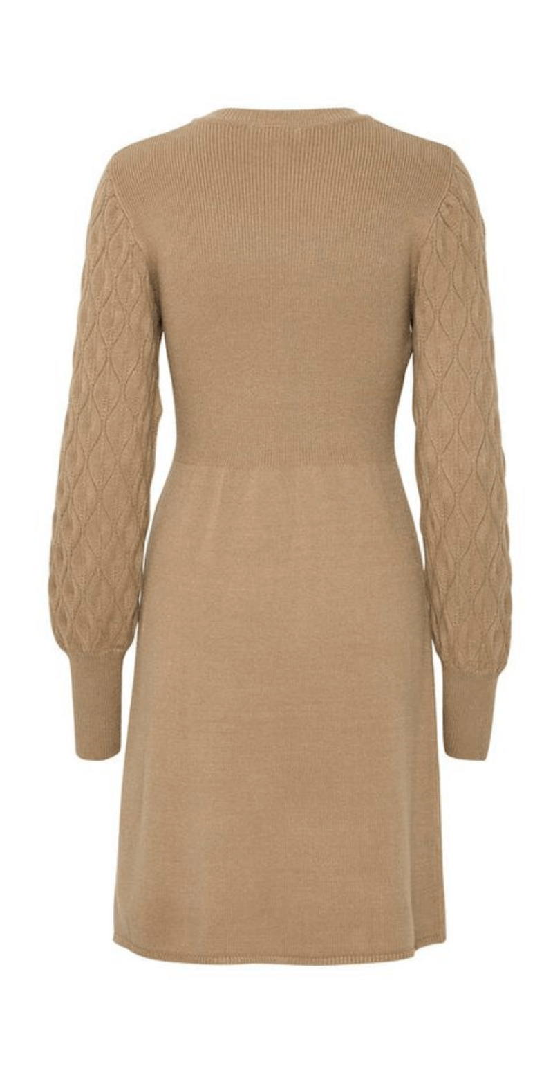 Nonina kjole sepia tint melange