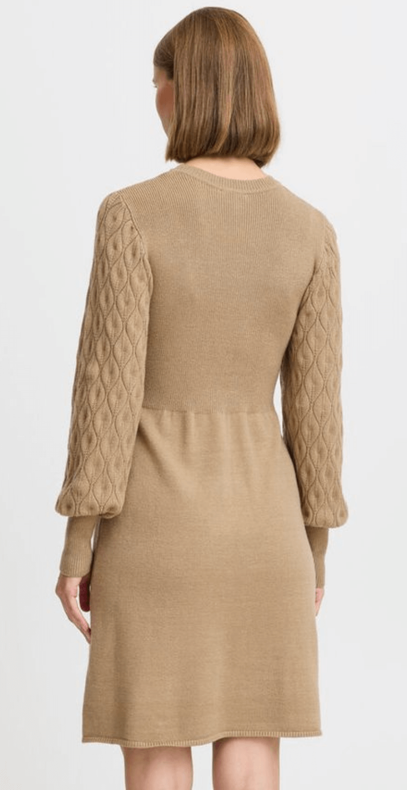 Nonina kjole sepia tint melange