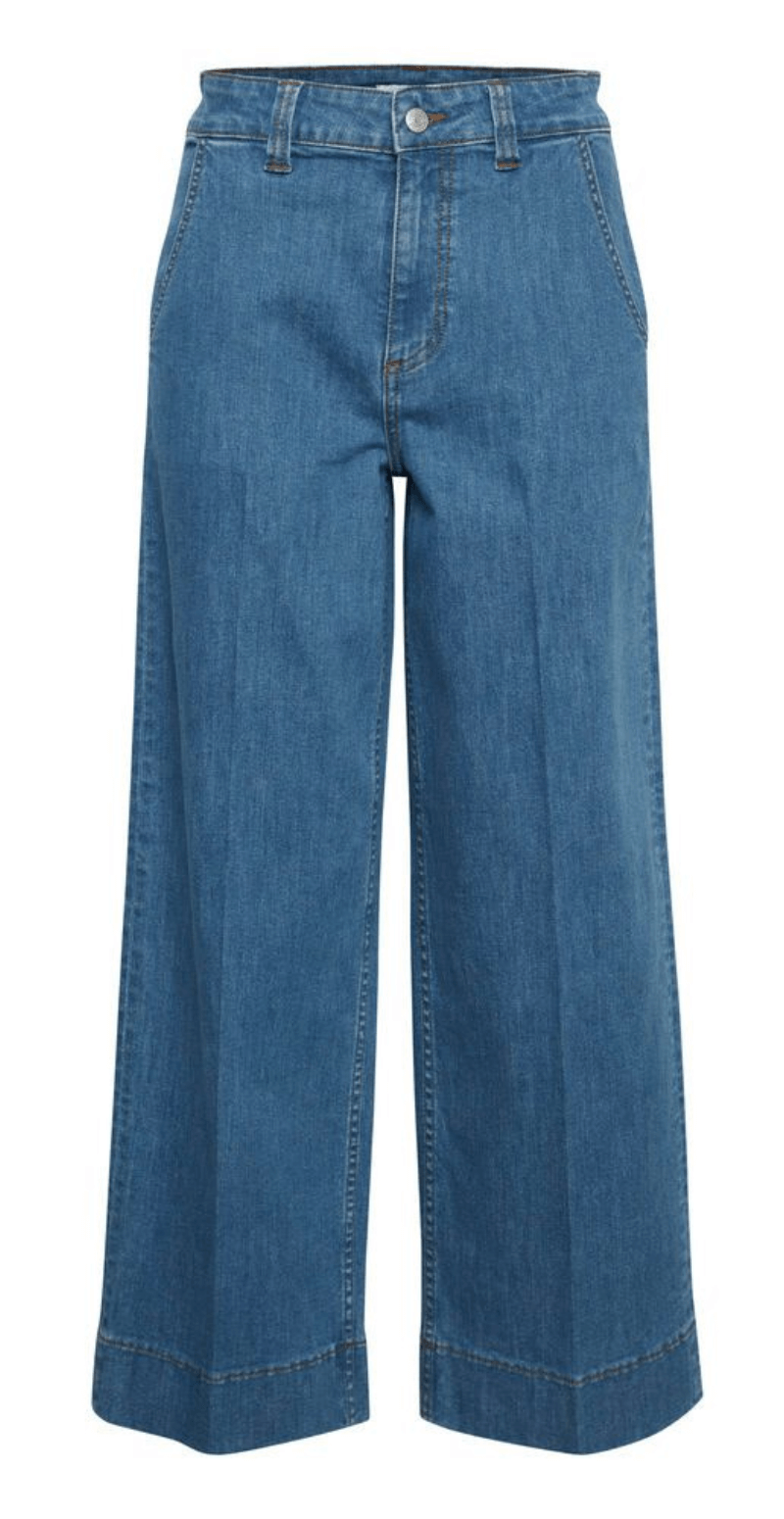 Komma cropped jeans light blue