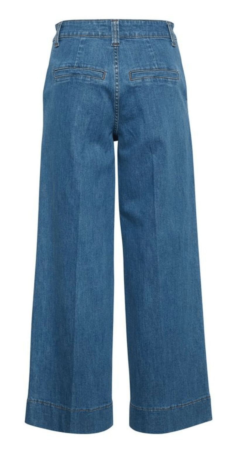 Komma cropped jeans light blue
