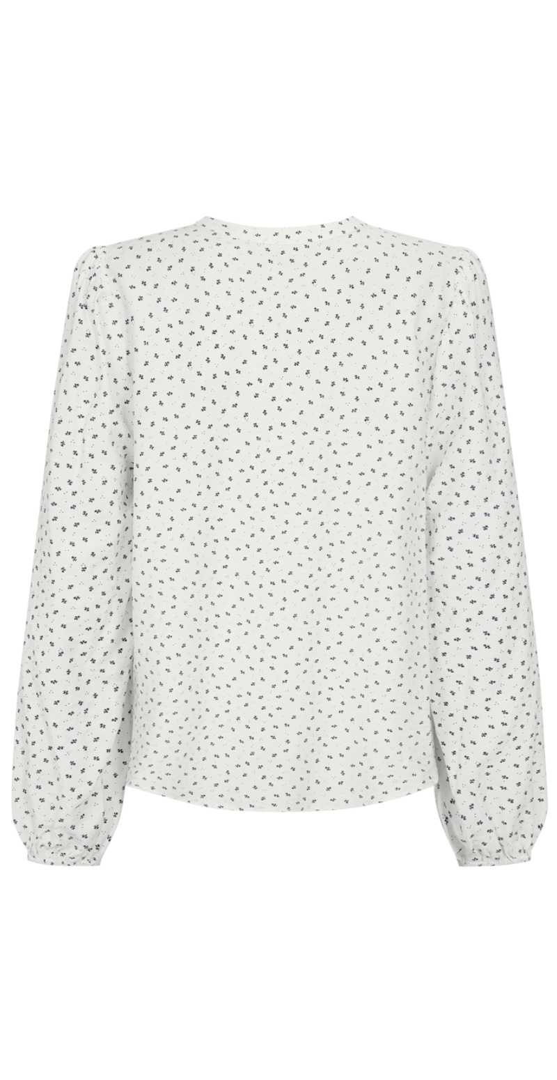 Elin bluse Star Off-white w. Black