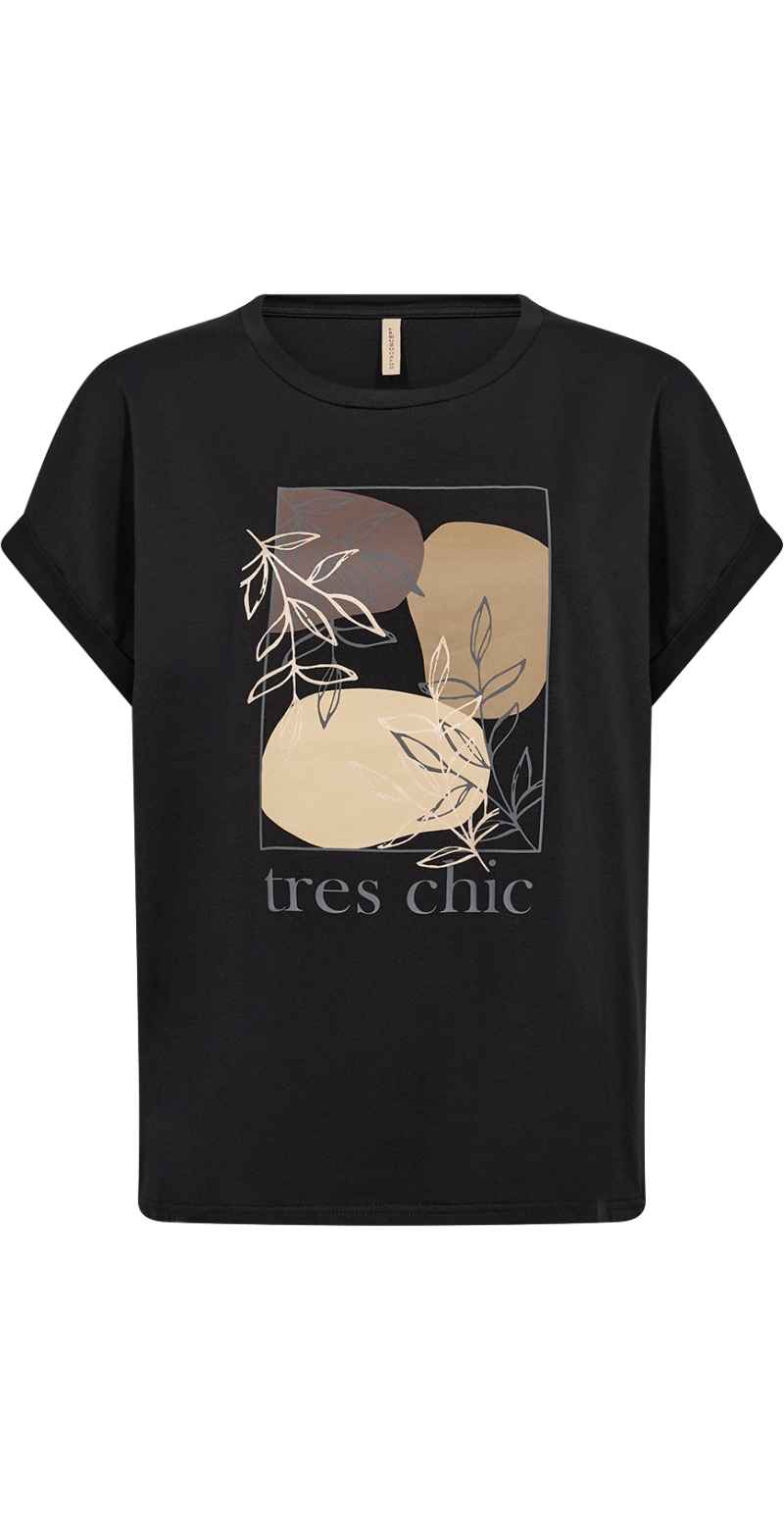 Rina t-shirt sort