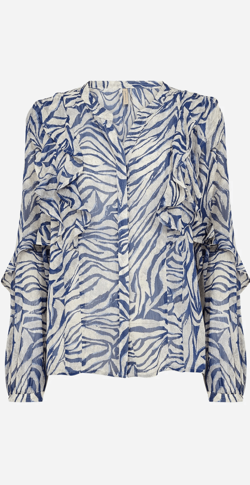 Valborg skjorte mørk blå