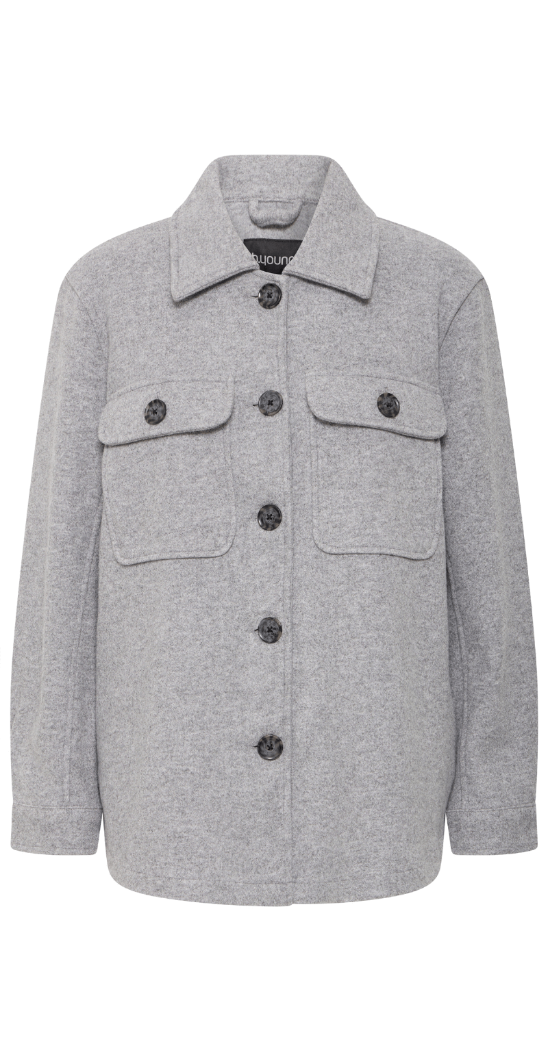Bondy shirt jacket grey