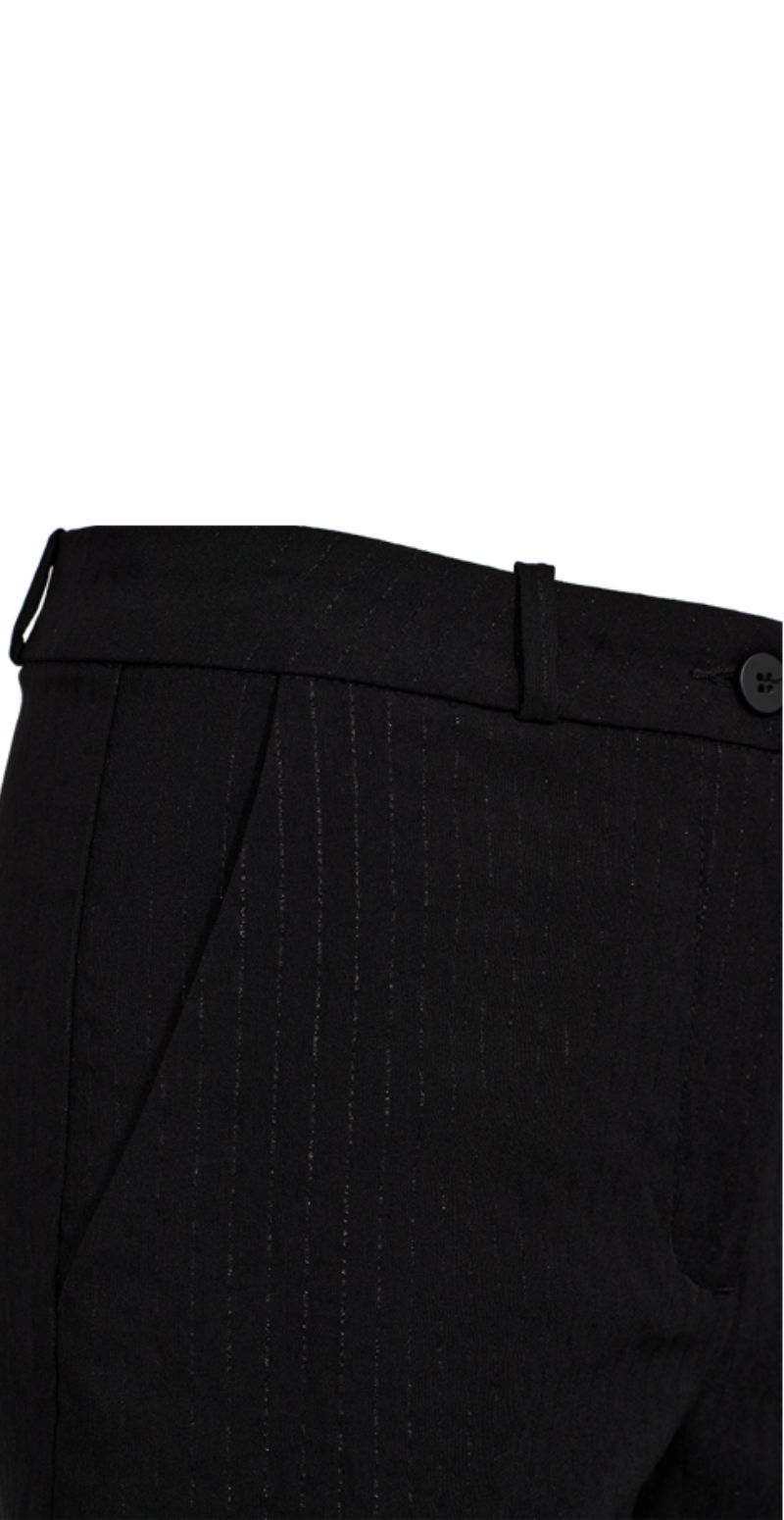 Reno bukser sort med striber