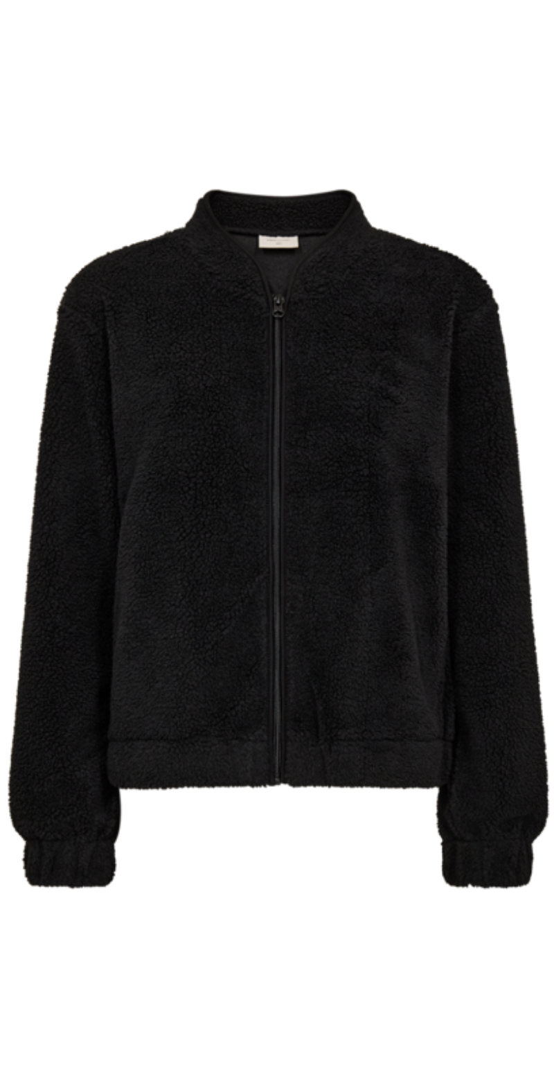 Teddy jakke sort FreeQuent