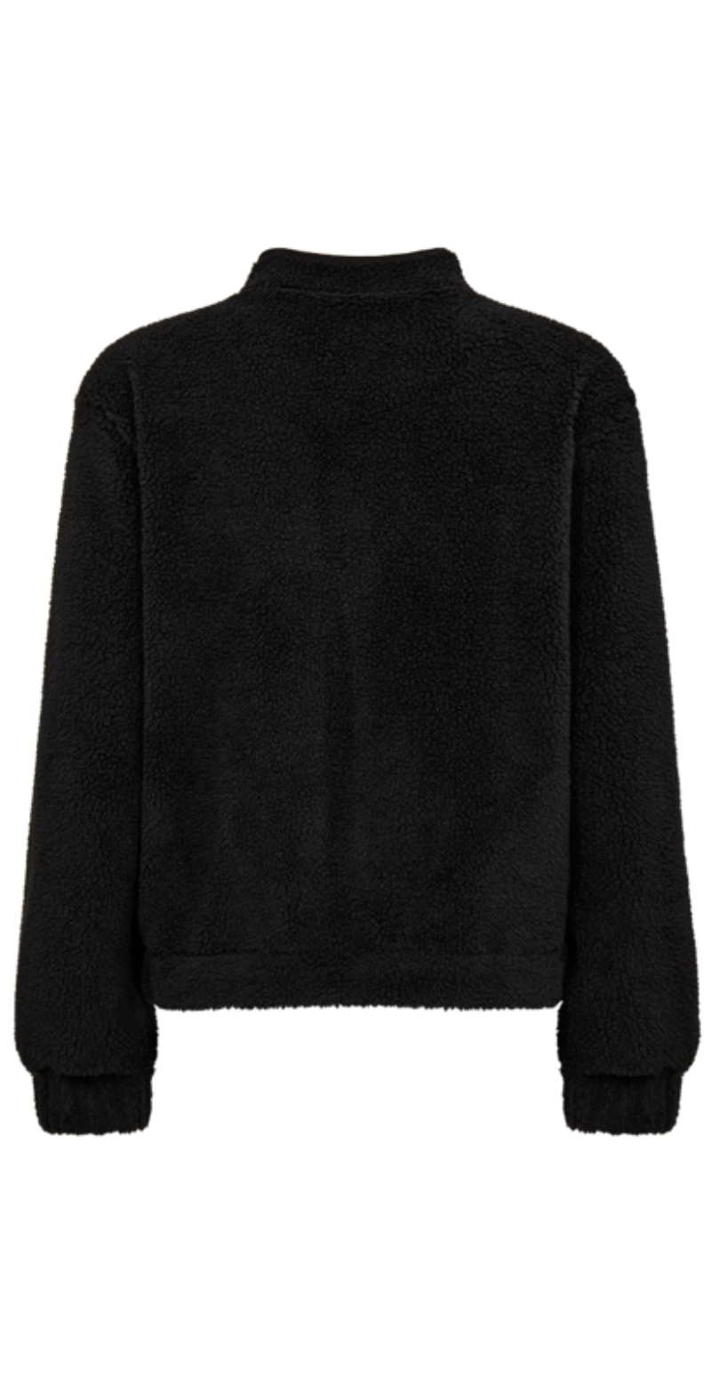 Teddy jakke sort FreeQuent