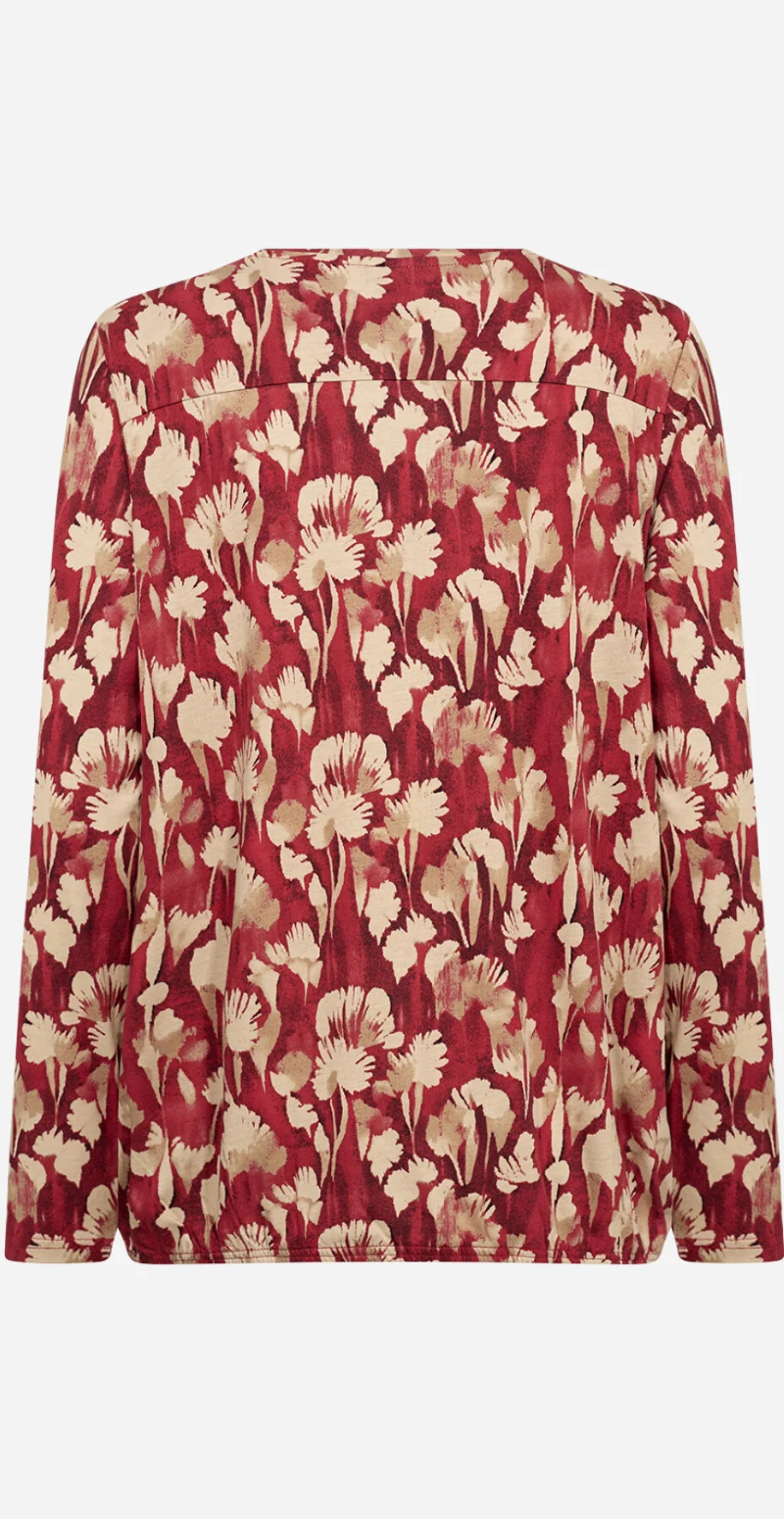 Felicity bluse rød Soyaconcept
