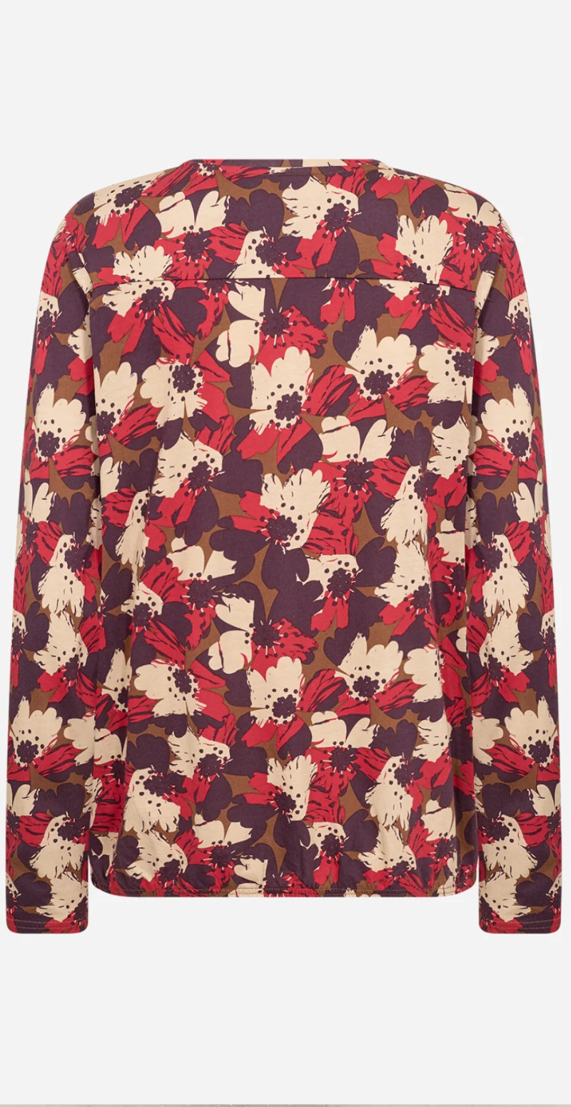 Felicity bluse rød Soyaconcept