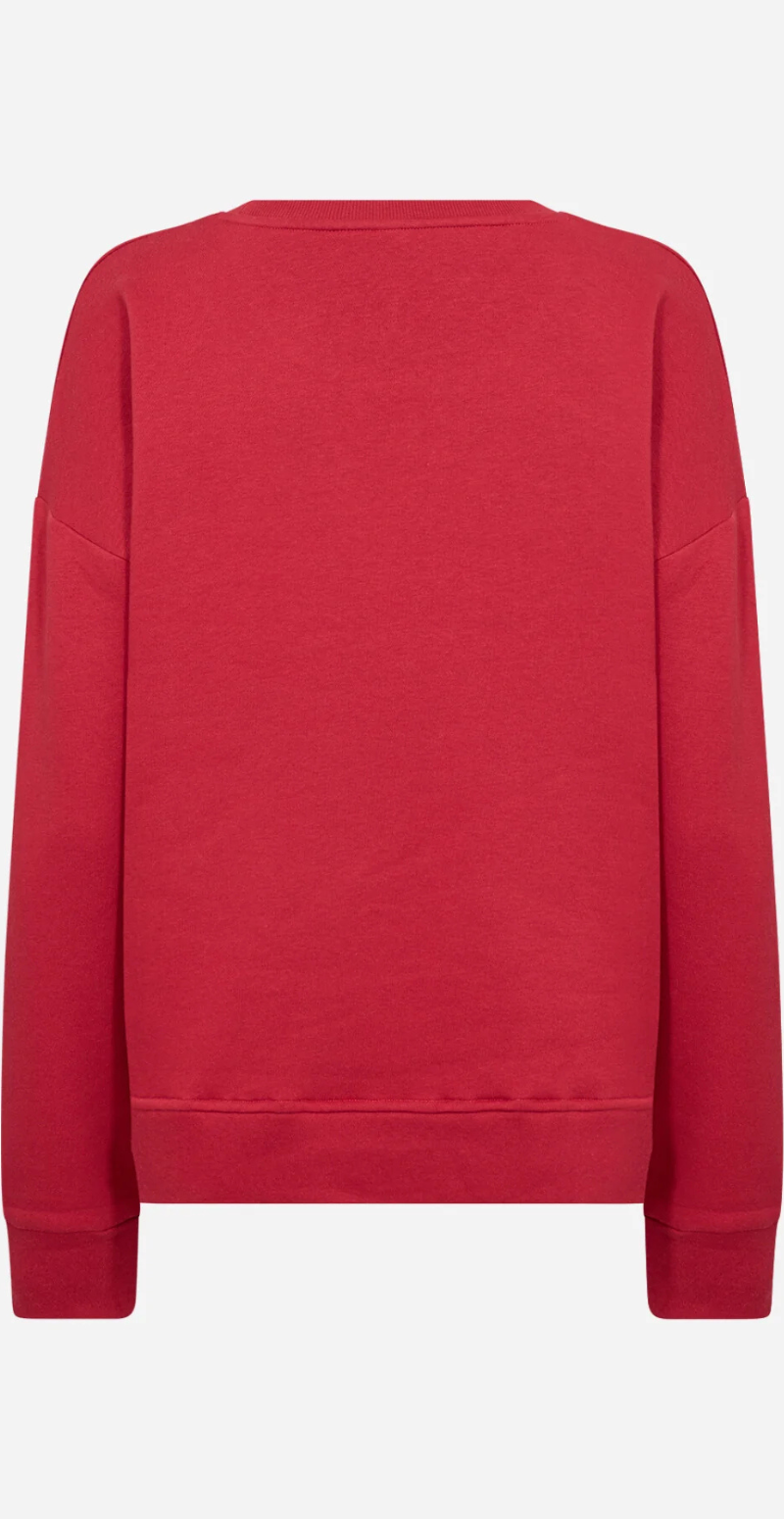 Angelin sweatshirt rød Soyaconcept