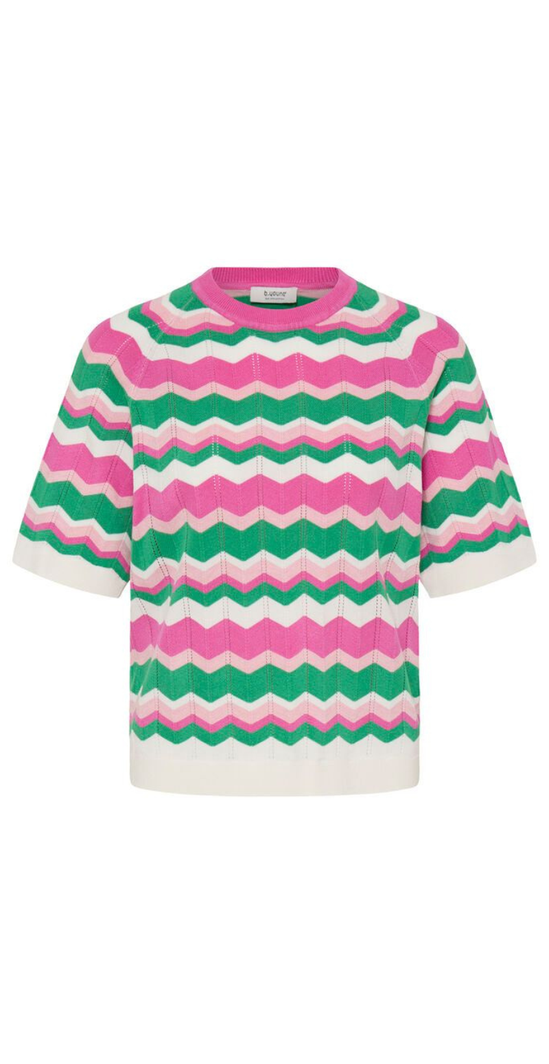 Morla pointelle t-shirt pink B.Young