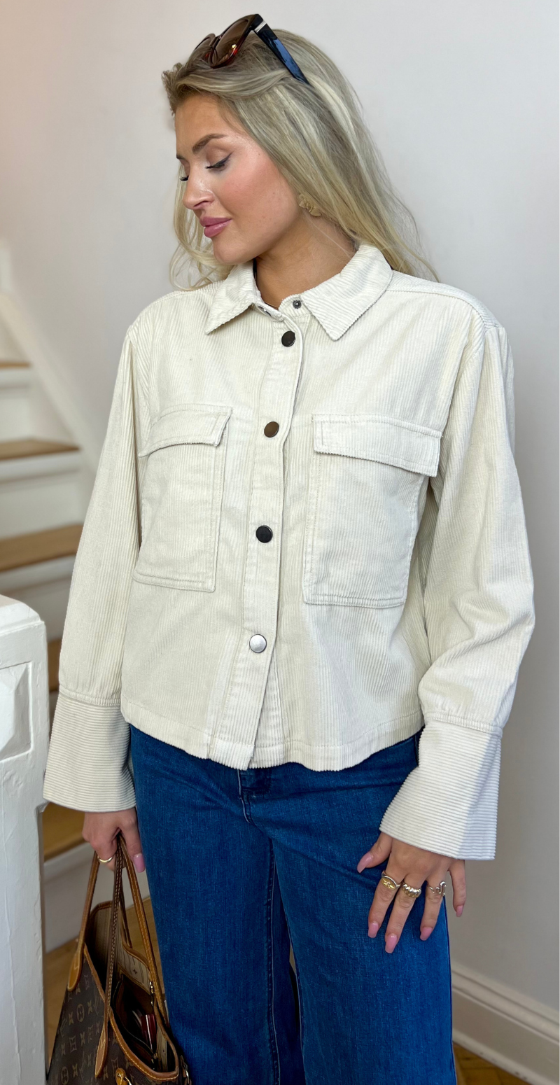 Danna skjorte i fløjl birch