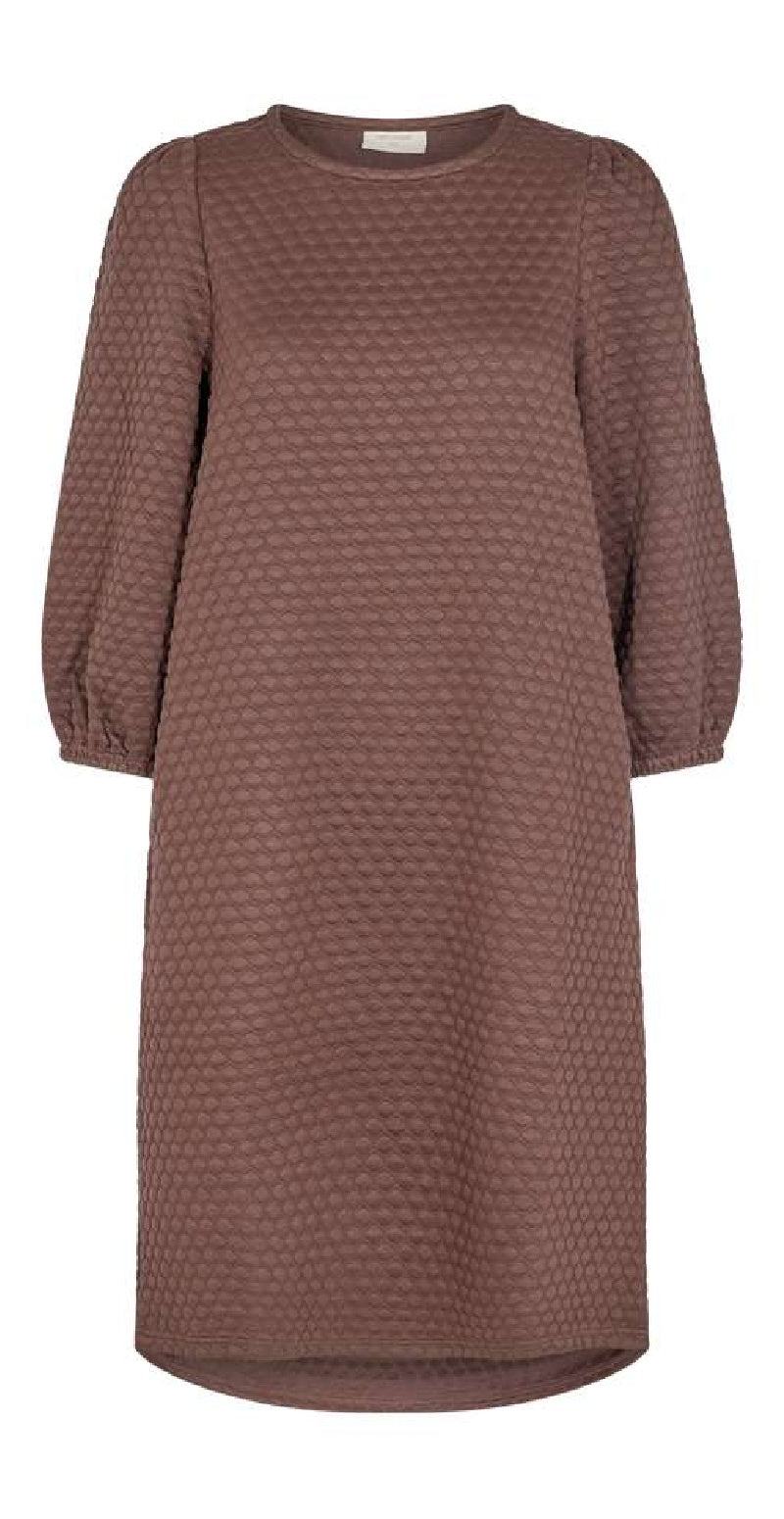 Bubble kjole coffee bean