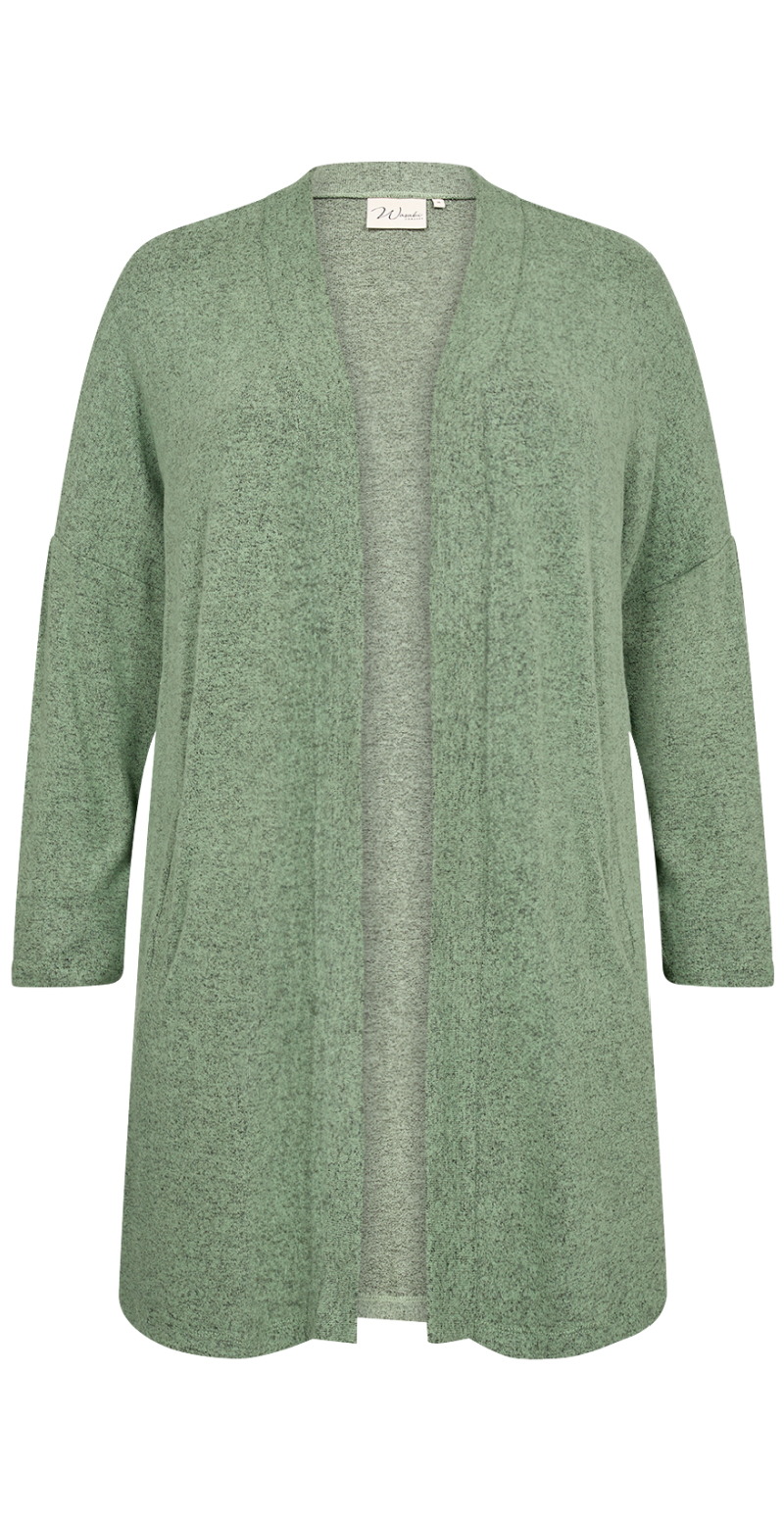 Klassisk cardigan grøn