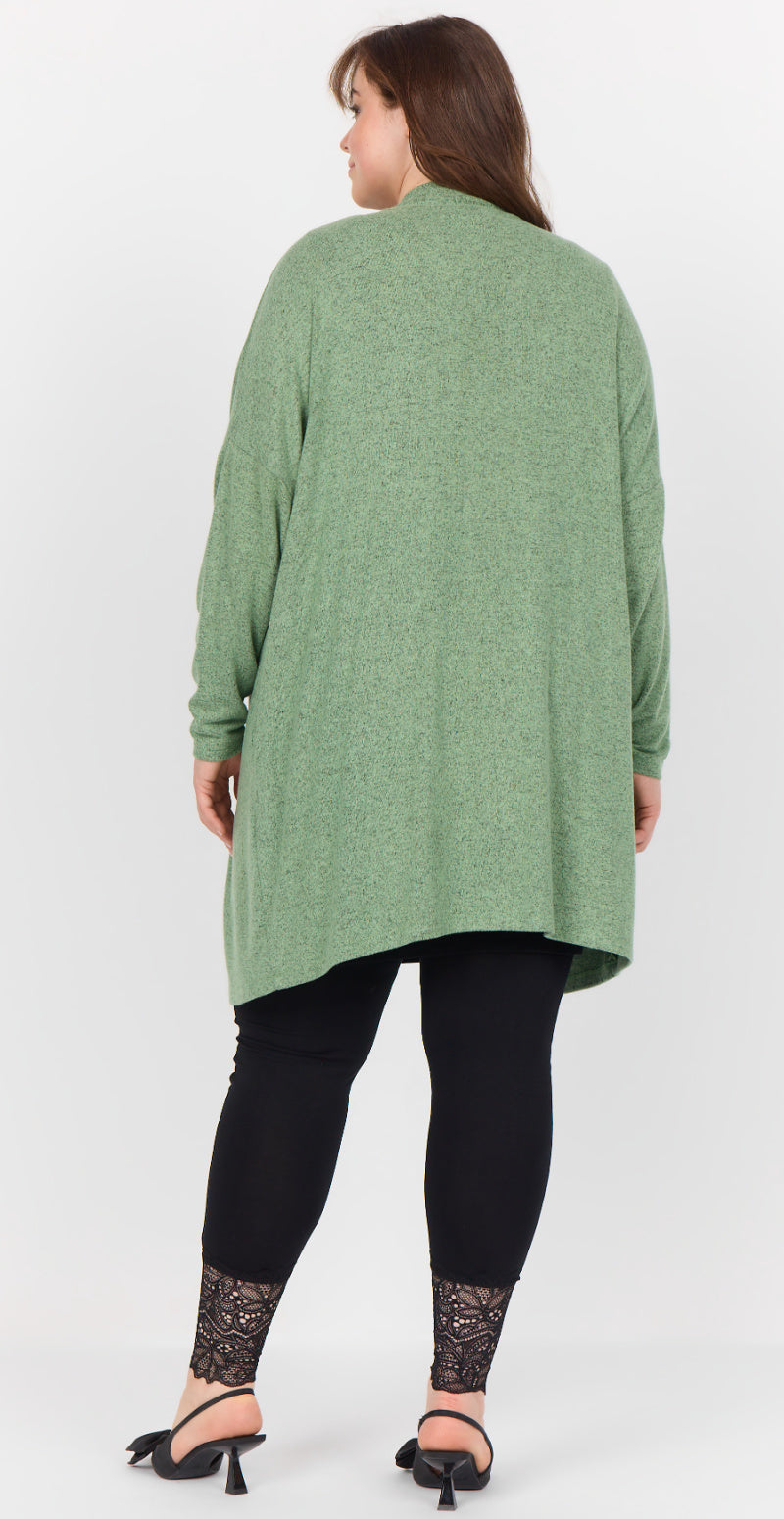 Klassisk cardigan grøn