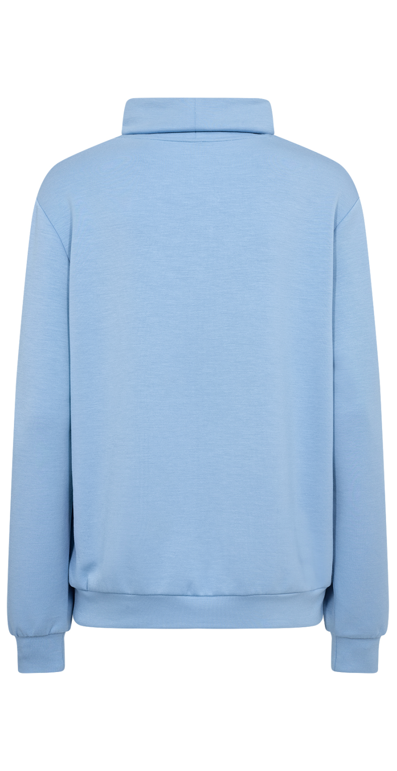 Isabella sweatshirt i modal kvalitet blå