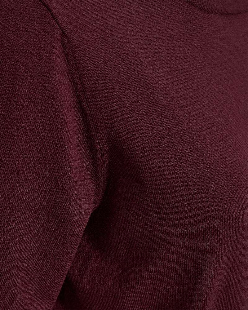 Rose pullover med korte ærmer og stræk port royale Freequent
