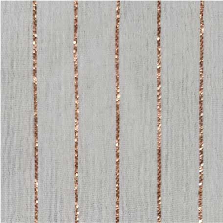 Higlitter bluse med striber rose gold metallic B.young