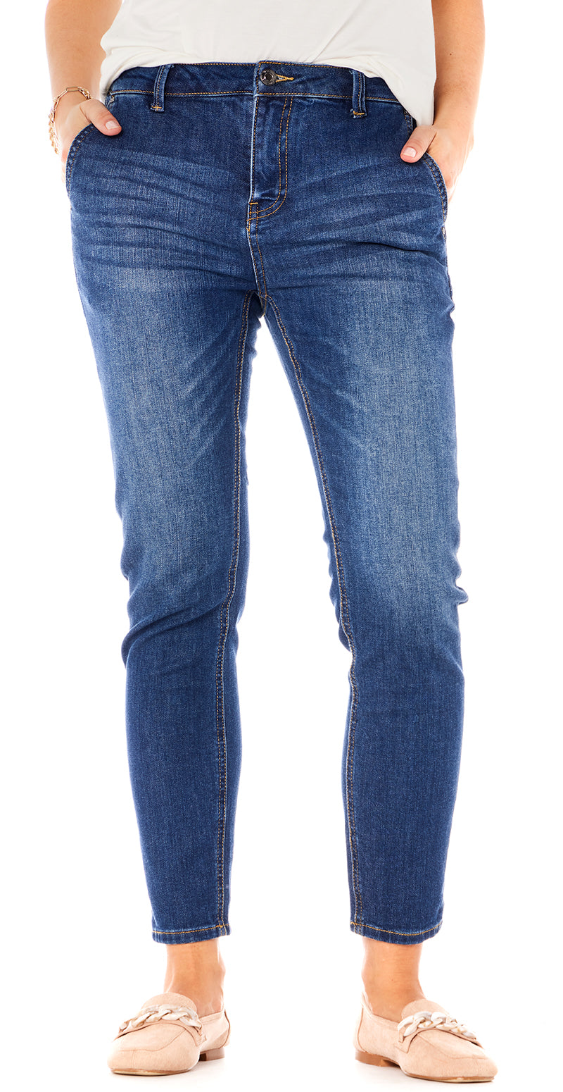 Jane denim buks medium blå