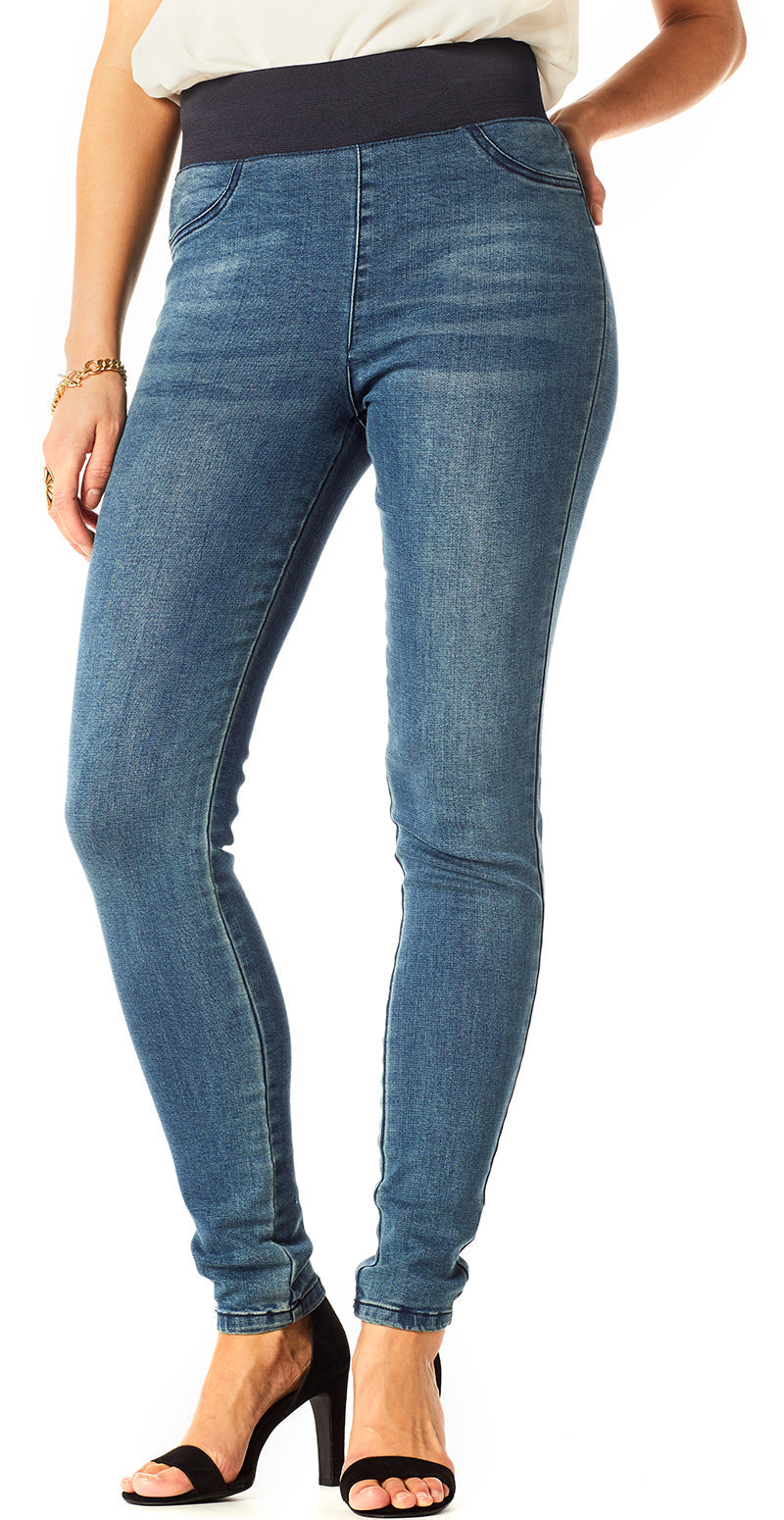 Navy denim shantal stretch buks (4502591111249)