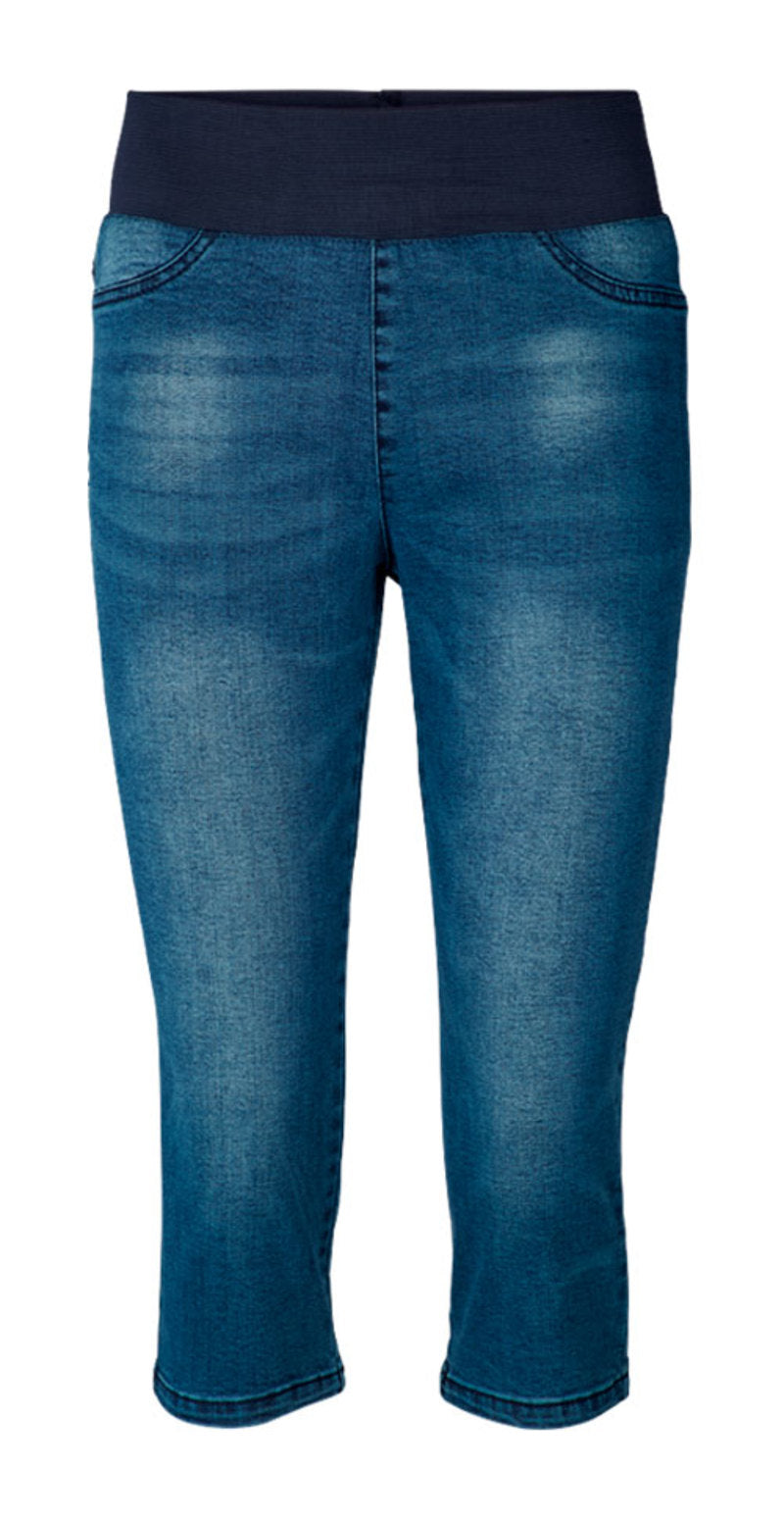 Mørk denim capri shantal buks (4502588653649)