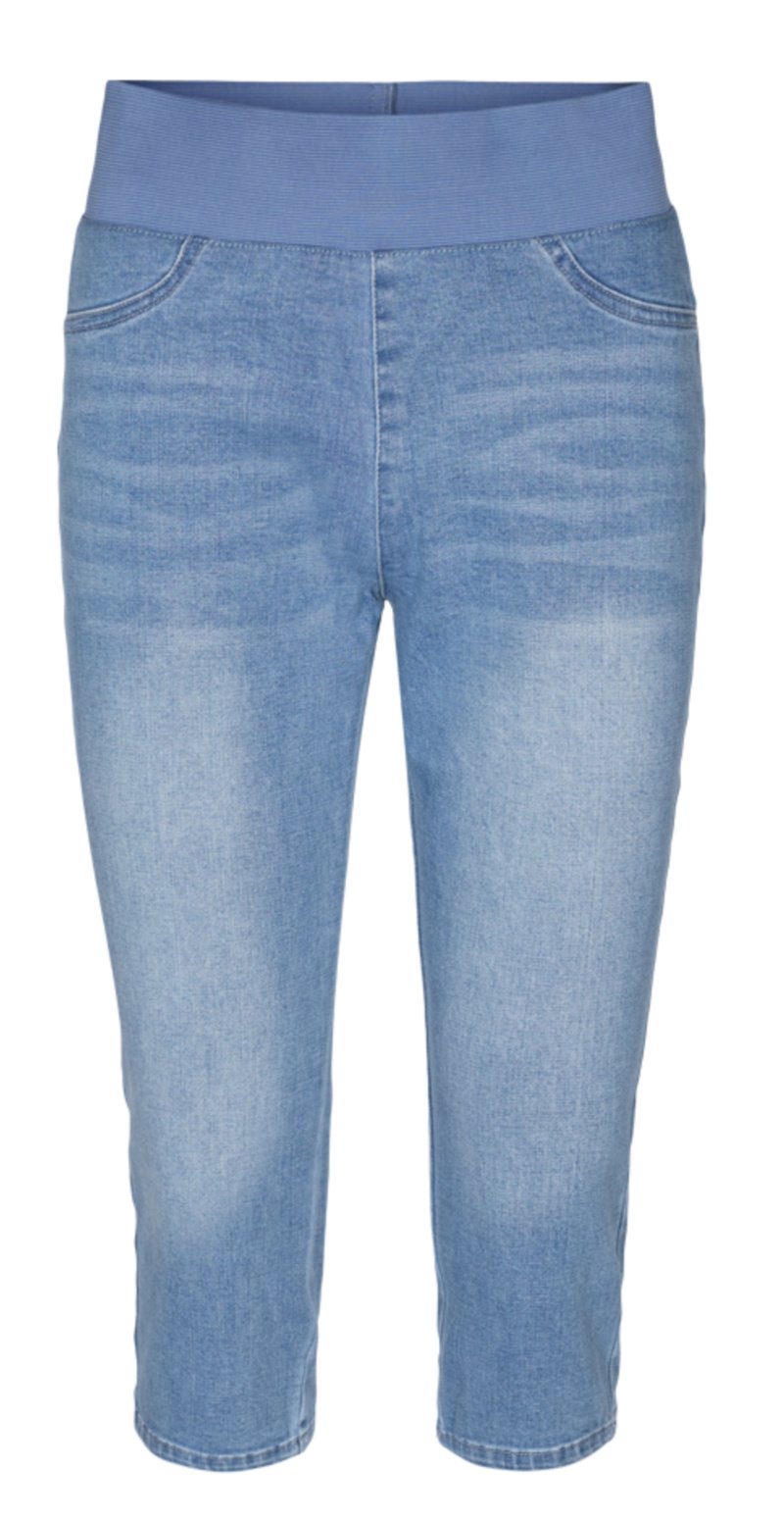 Denim shantal capri buks lysblå