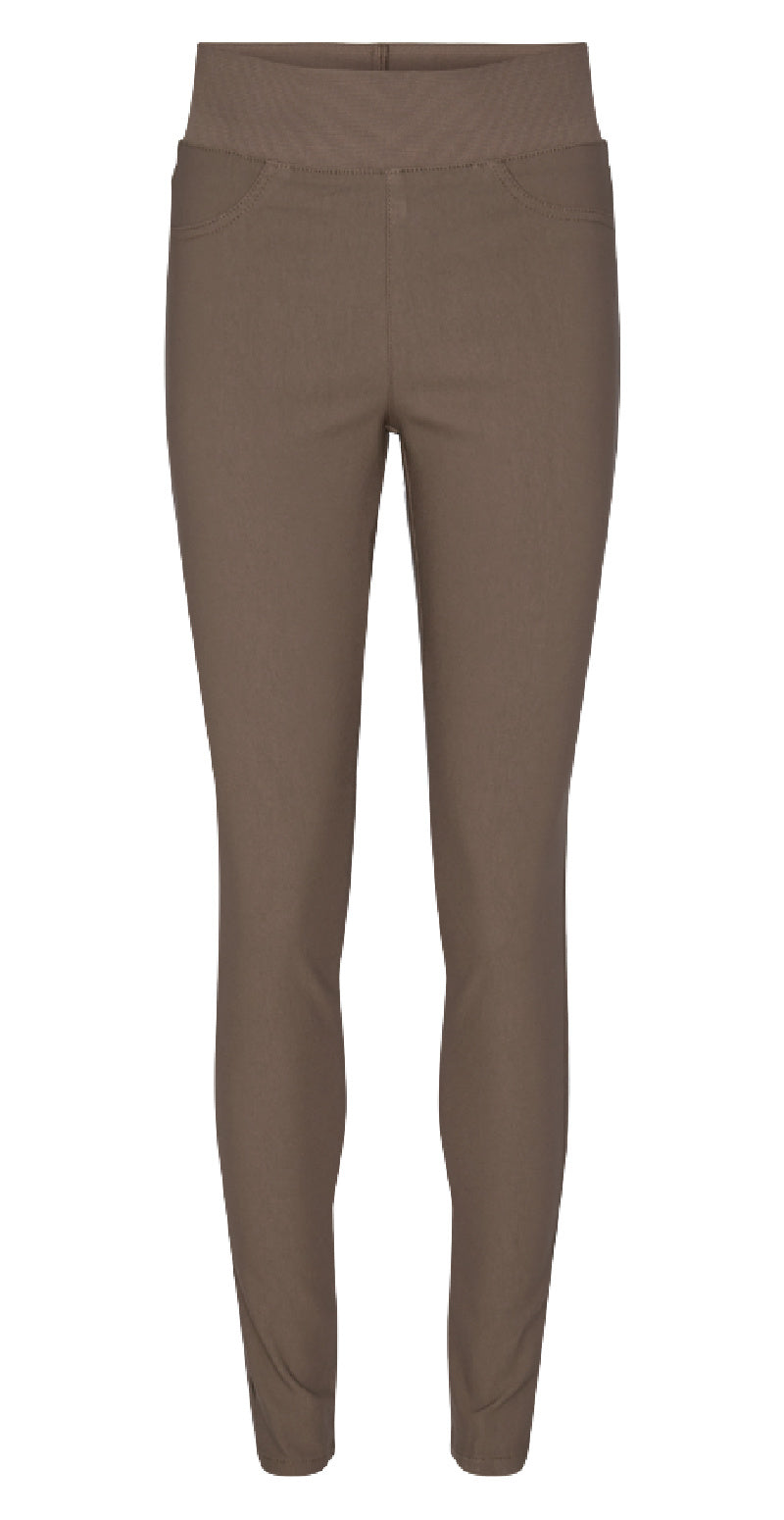 Shantal stretch buks morel