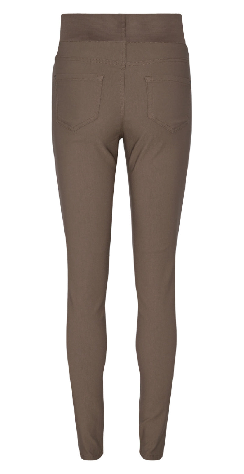 Shantal stretch buks morel