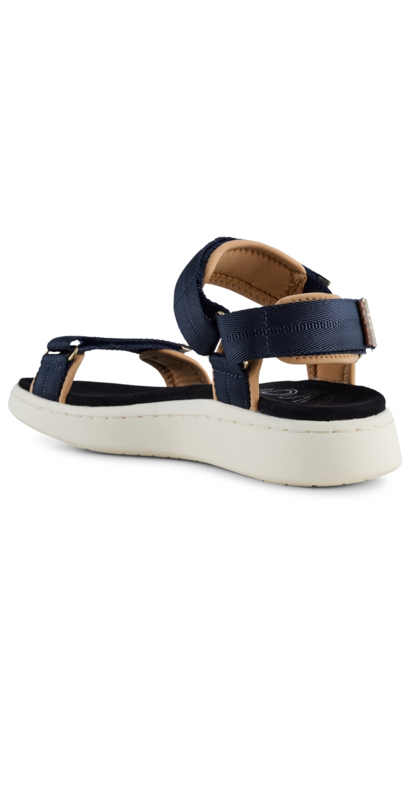 Sandal med velcro i navy