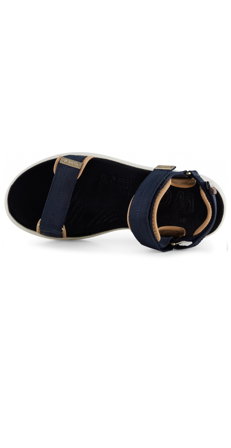 Sandal med velcro i navy