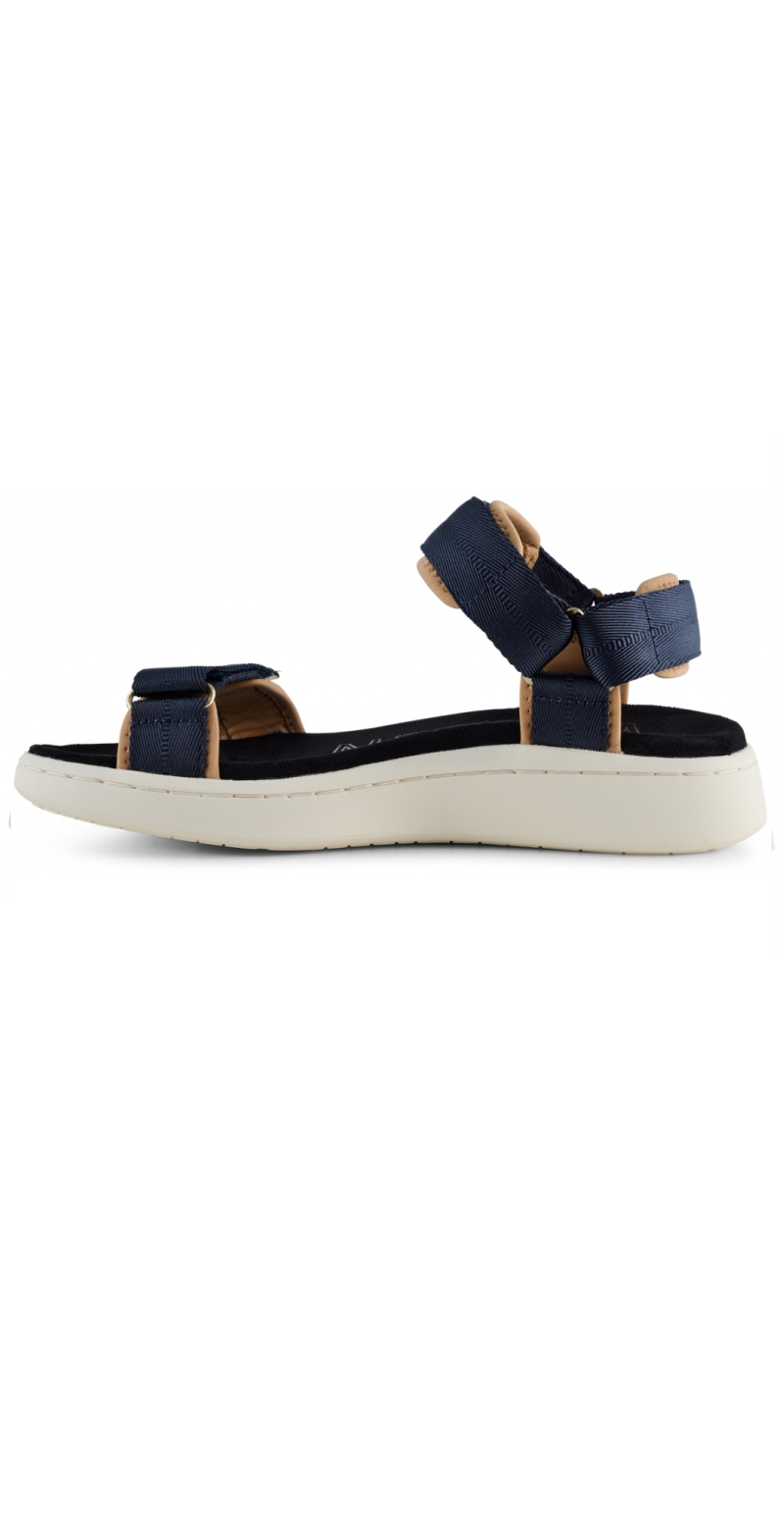 Sandal med velcro i navy