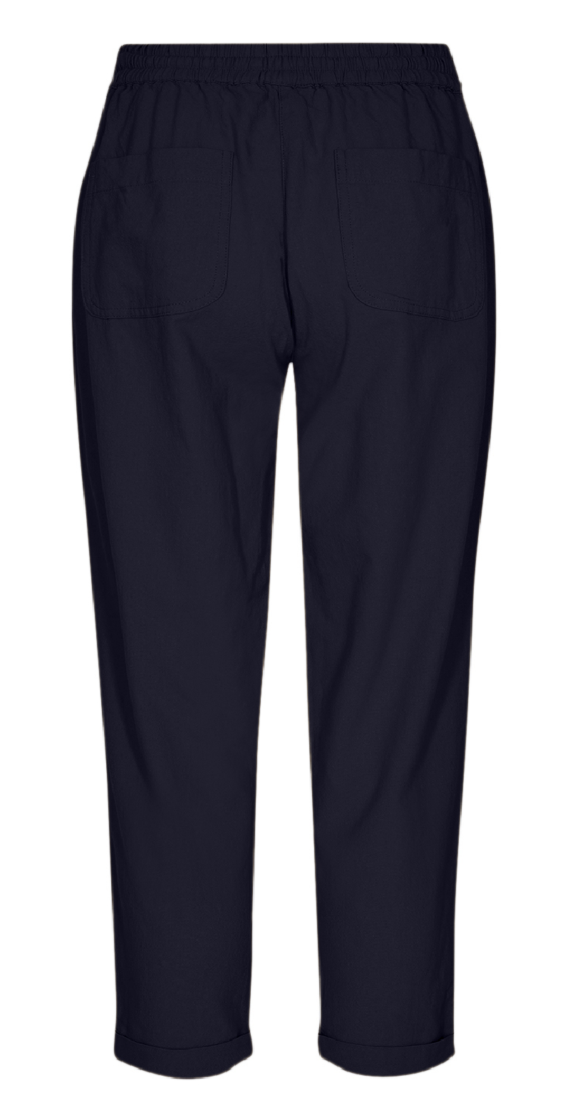 Sally buks med lommer og opsmøg navy