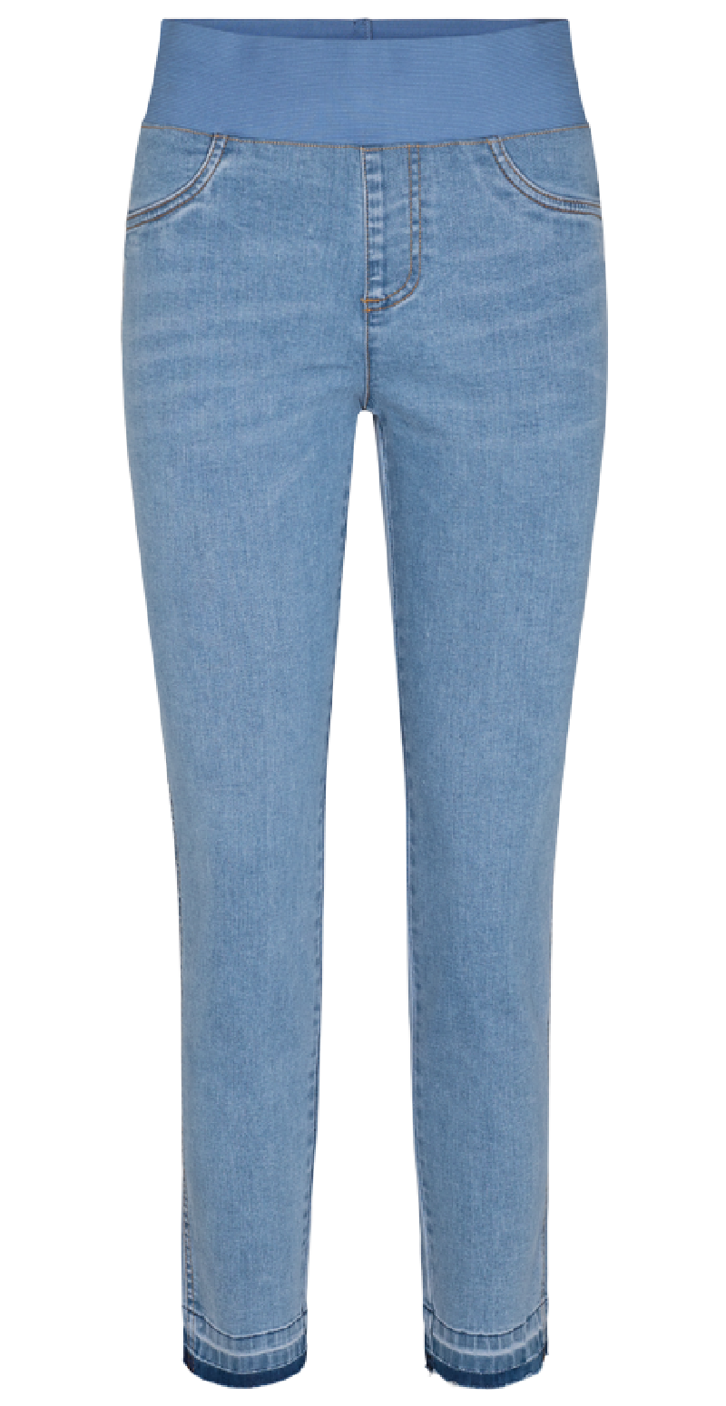 Shantal raw buks light blue denim