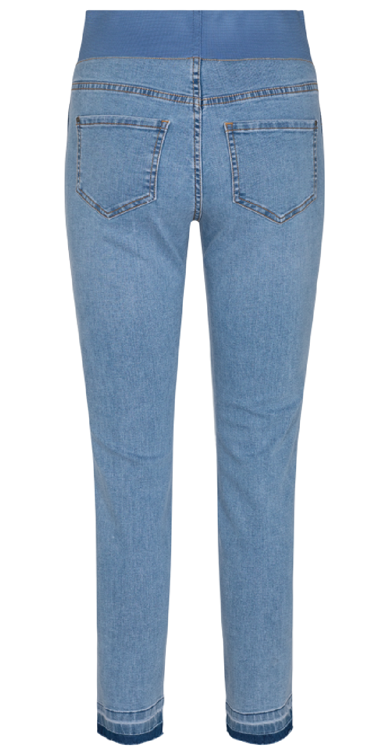 Shantal raw buks light blue denim