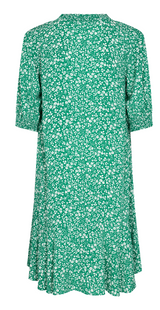 Adney kjole pepper green w. offwhite