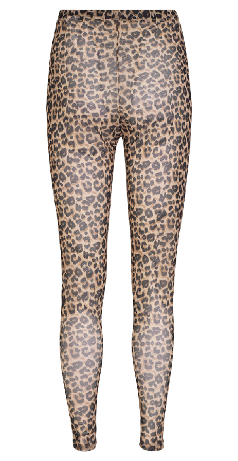 Leggings leopard print morel mix