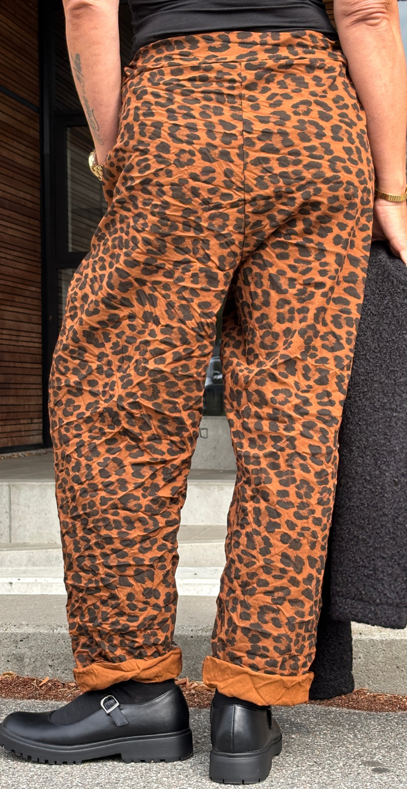 Spige leopard buks cognac Likelondon