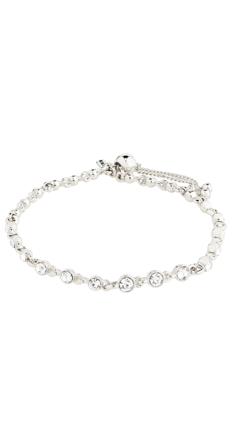 Imogene armbånd sølvbelagt Pilgrim