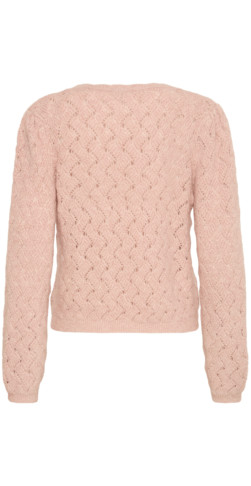 Nadika cardigan pale mauve melange