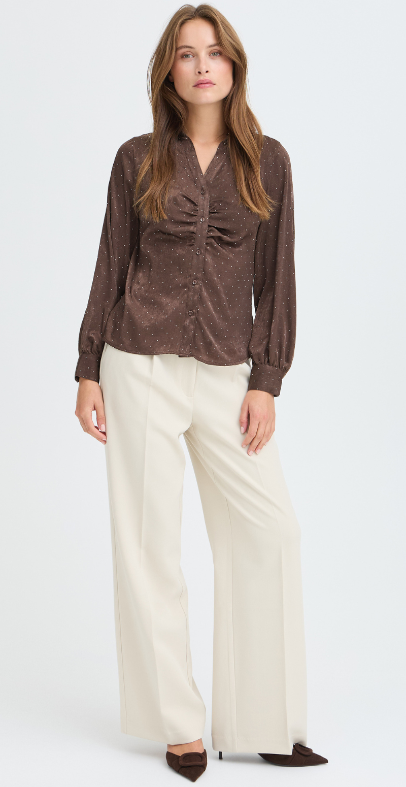 Halle bluse med similisten java B.young