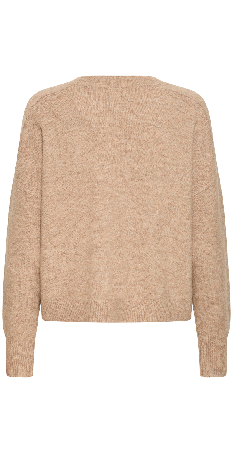 Monna jumper walnut melange