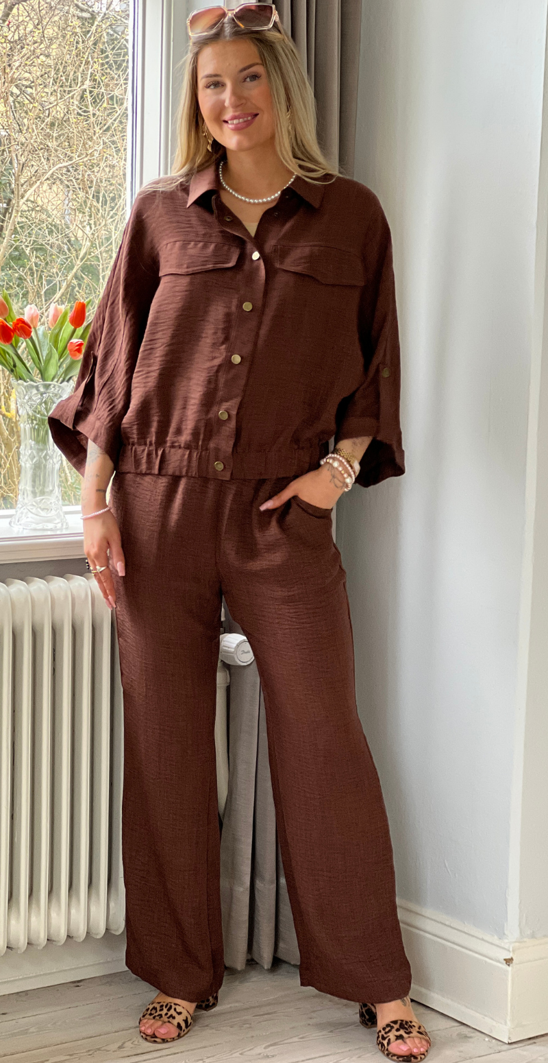 Charissa bukser brun LikeLondon