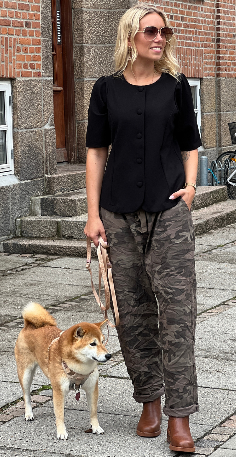 Spige camouflage bukser fango scuro LikeLondon