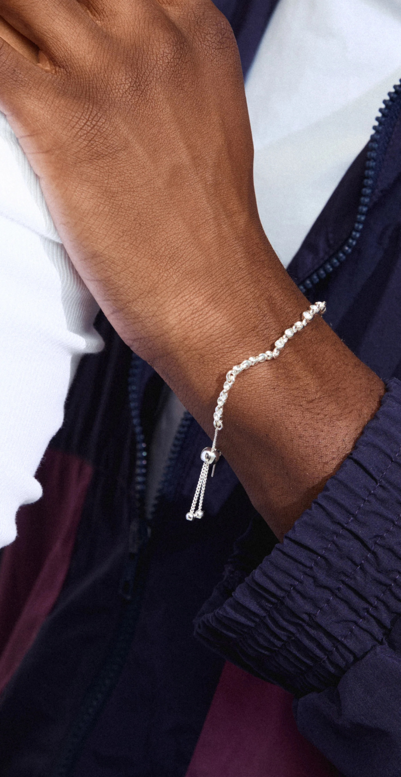 Imogene armbånd sølvbelagt Pilgrim