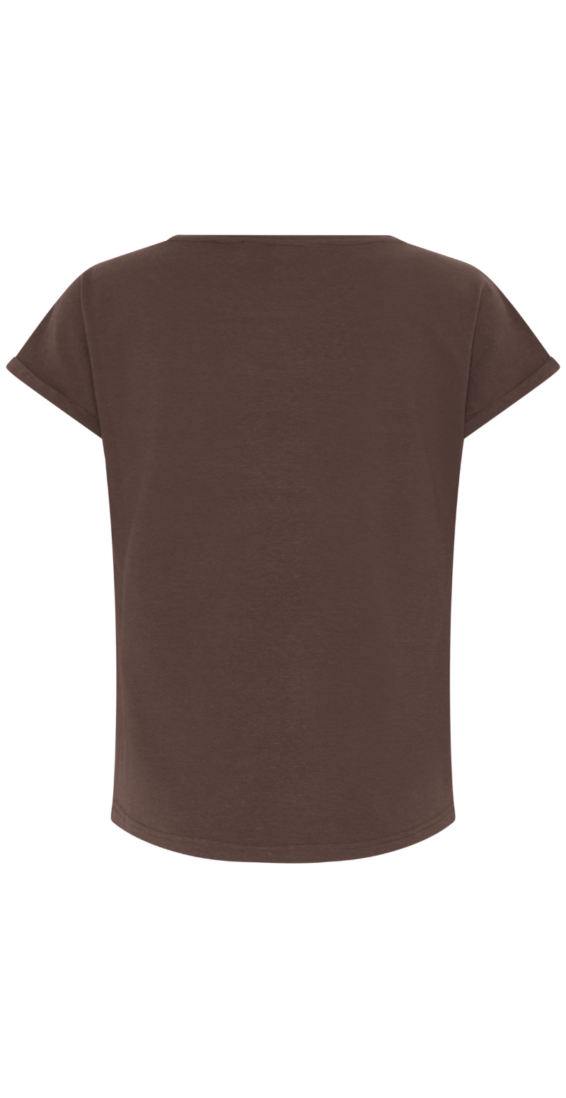 Pamila ensfarvet t-shirt java B.young