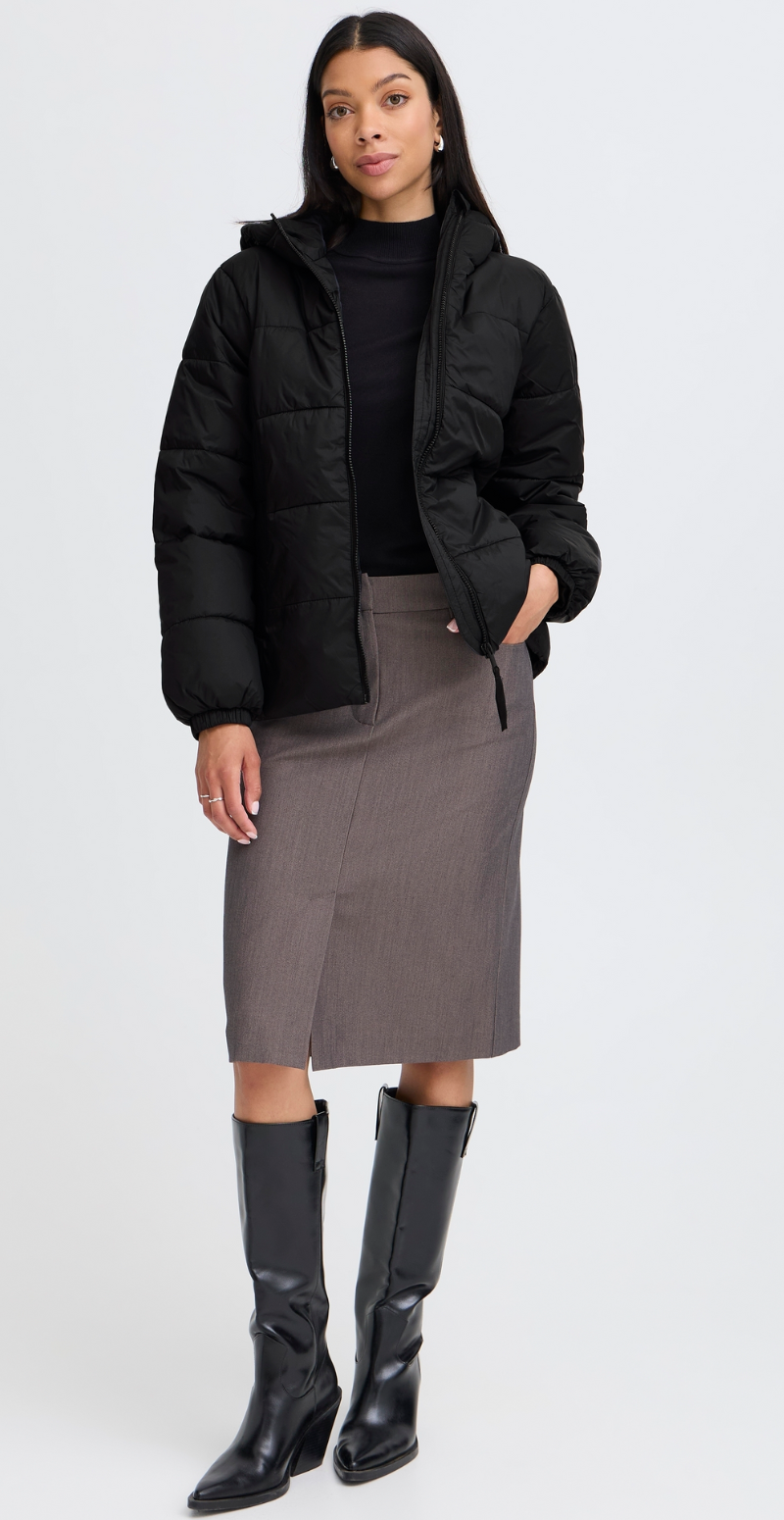 Bomina jakke sort