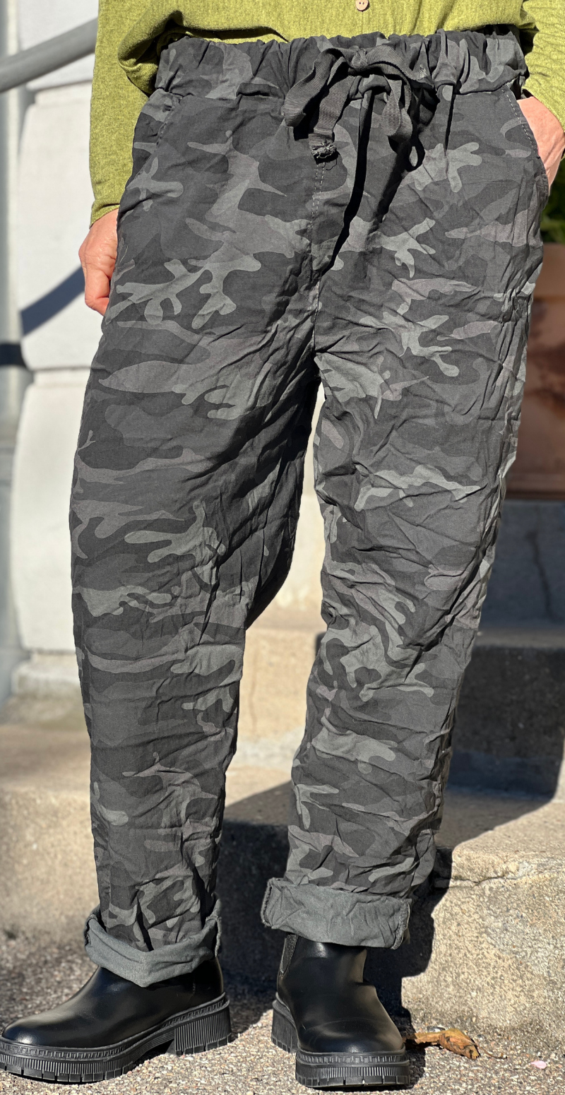 Spige camouflage bukser dark grey LikeLondon