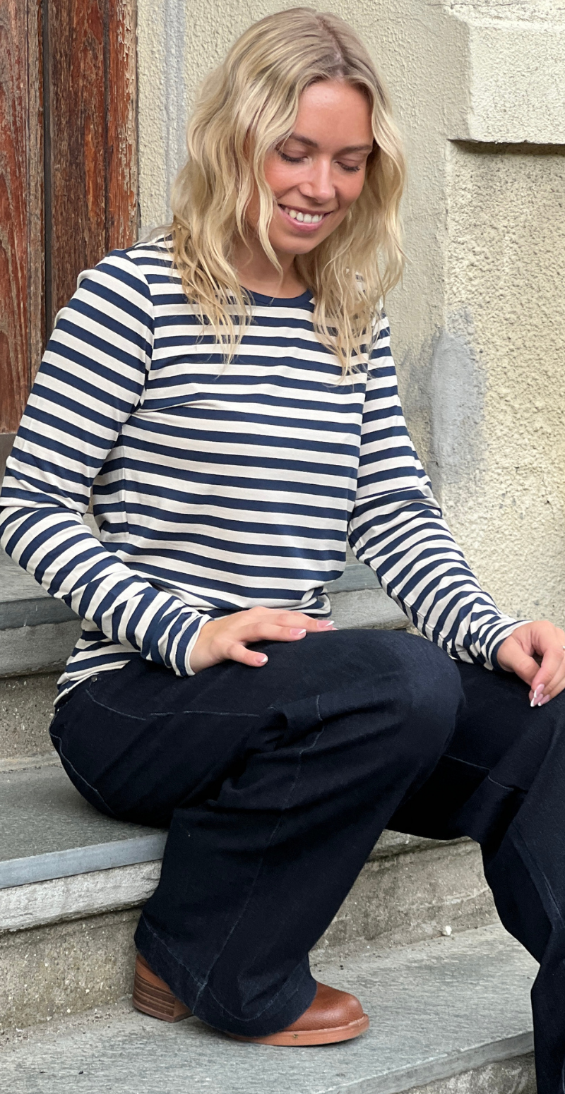 Liana bluse moonlit ocean w. moonbeam Freequent