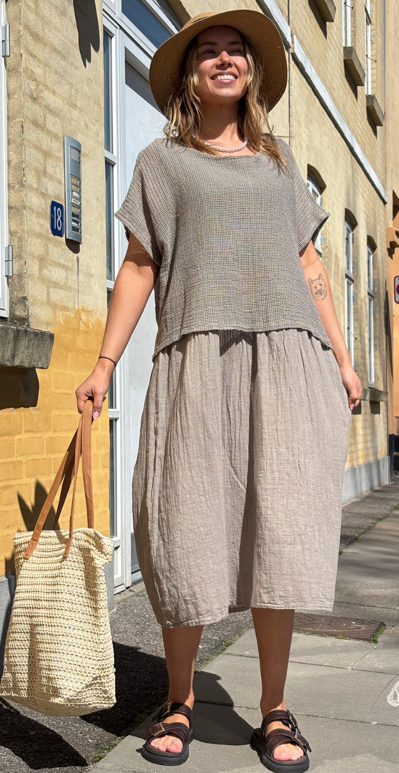 Savannah kjole med hæklet overdel fango LikeLondon