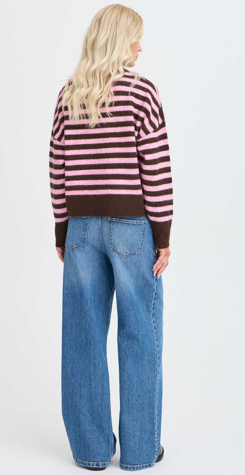 Omea strikbluse java/poglinac stripe B.young